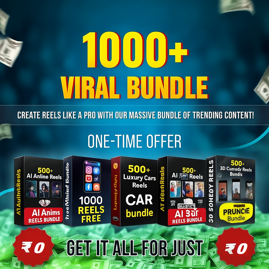 1000+ viral reels bundle free