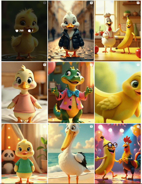 500+ Toddler Tales Animated Cartoon Reels Bundle