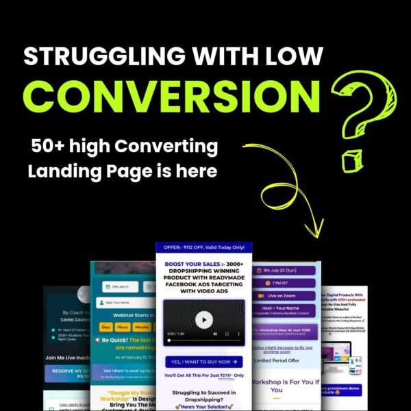 50+ High Converting Landing Page