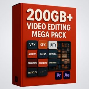 200GB+ Video Editing Mega Pack Bundle